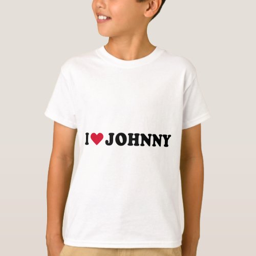 I LOVE JOHNNY T_Shirt