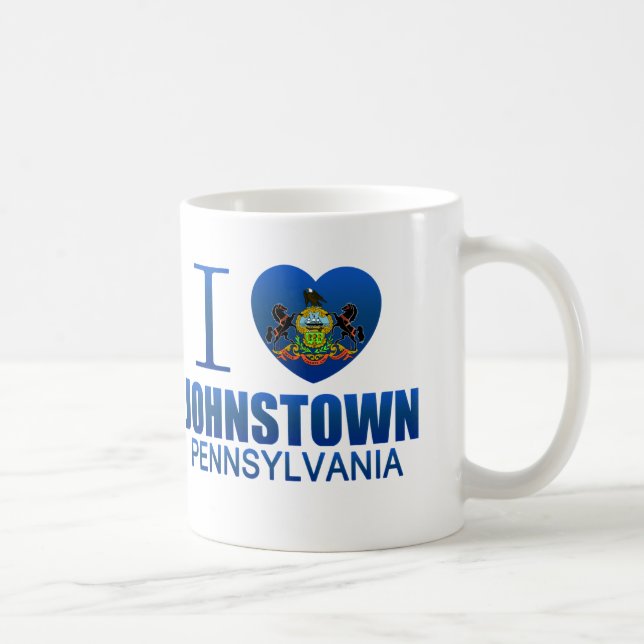 I Love Johnstown, PA Coffee Mug (Right)