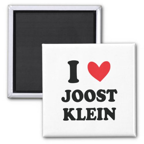 I Love Joost Klein I Heart Joost Klein Unisex Desi Magnet