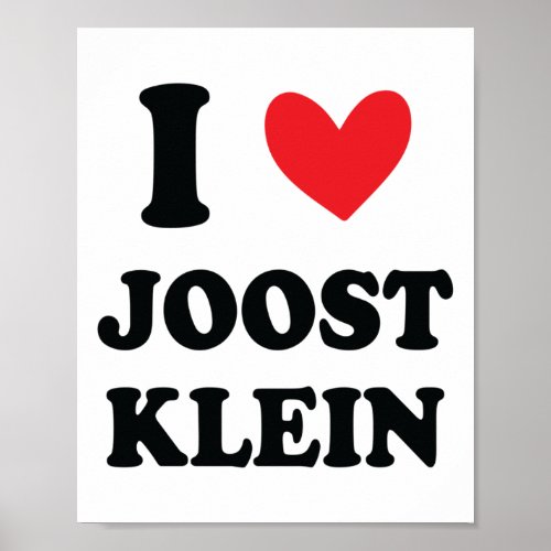 I Love Joost Klein I Heart Joost Klein Unisex Desi Poster