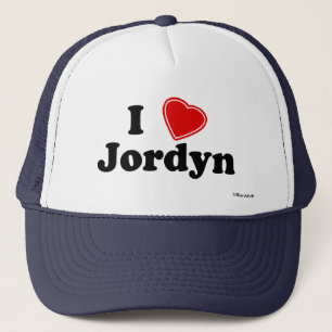 I Love Jordyn Trucker Hat