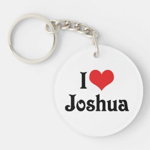 I Love Joshua Keychain