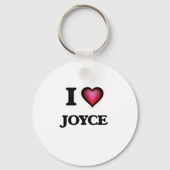 I Love Joyce Keychain (Front)