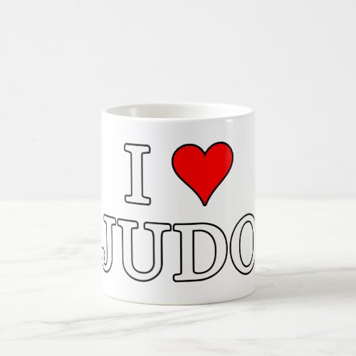 I Love Judo Coffee Mug