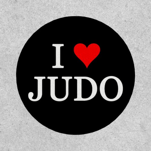 I Love Judo Patch
