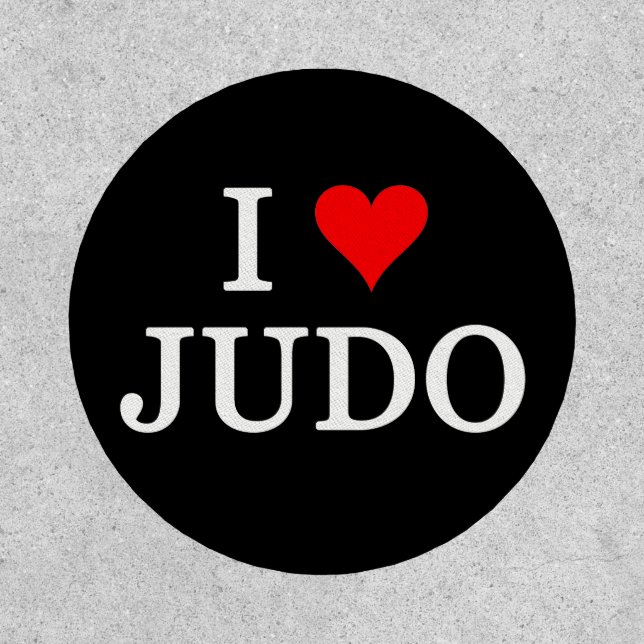 I Love Judo Patch (Front)