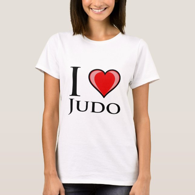 I Love Judo T-Shirt (Front)
