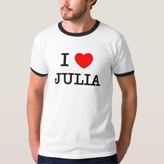 I Love Julia T-Shirt (Front)