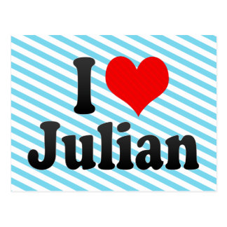 I Heart Julian Postcards & Postcard Template Designs