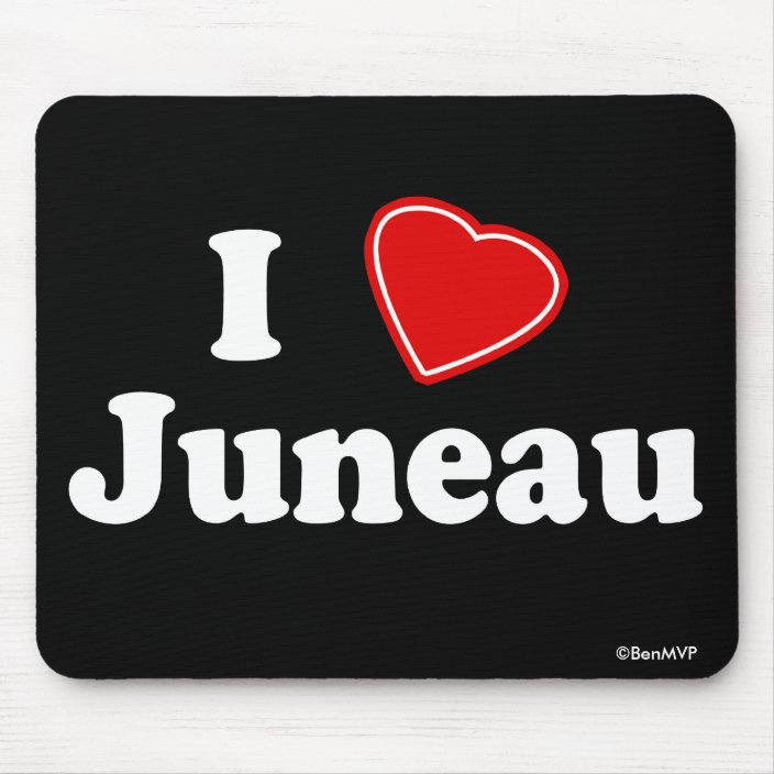I Love Juneau Mouse Pad