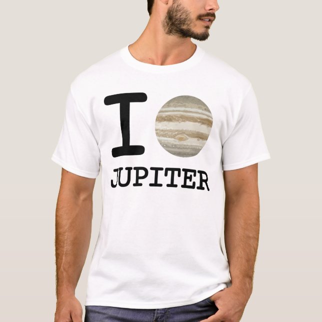 "I love Jupiter" I love NY style T-Shirt (Front)