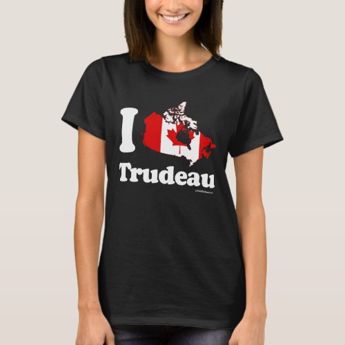 I Love Justin Trudeau T_Shirt