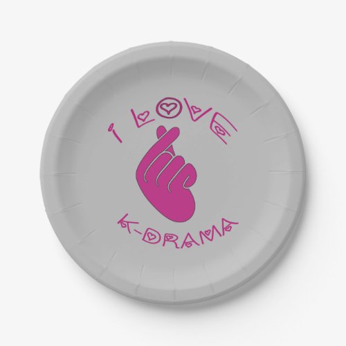 I love K_DRAMA        Paper Plates