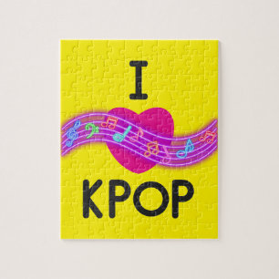 I love K pop Jigsaw Puzzle