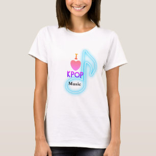 I Love K-pop music T-Shirt