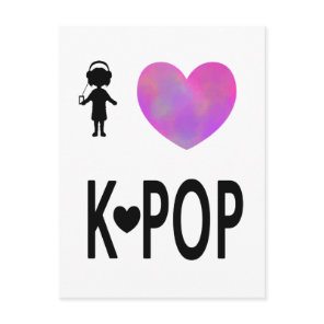 I love K-pop Postcard