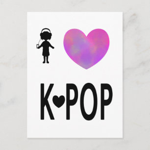 I love K-pop Postcard