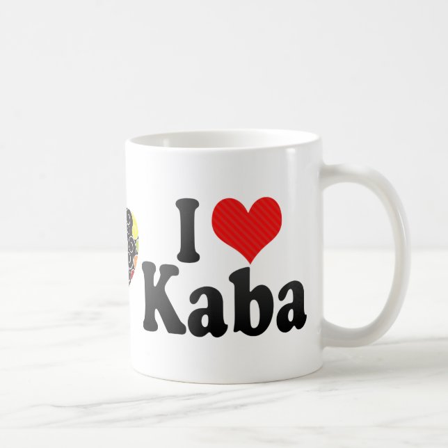I Love Kaba Coffee Mug (Right)
