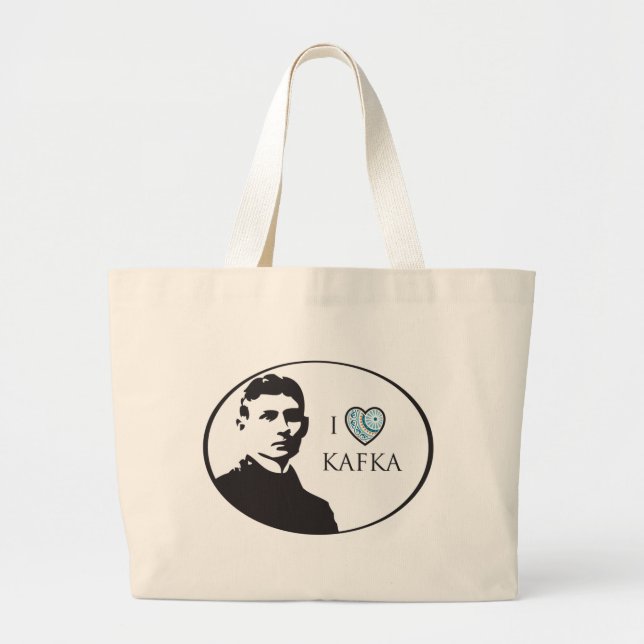 I Love Kafka Tote Bag (Front)