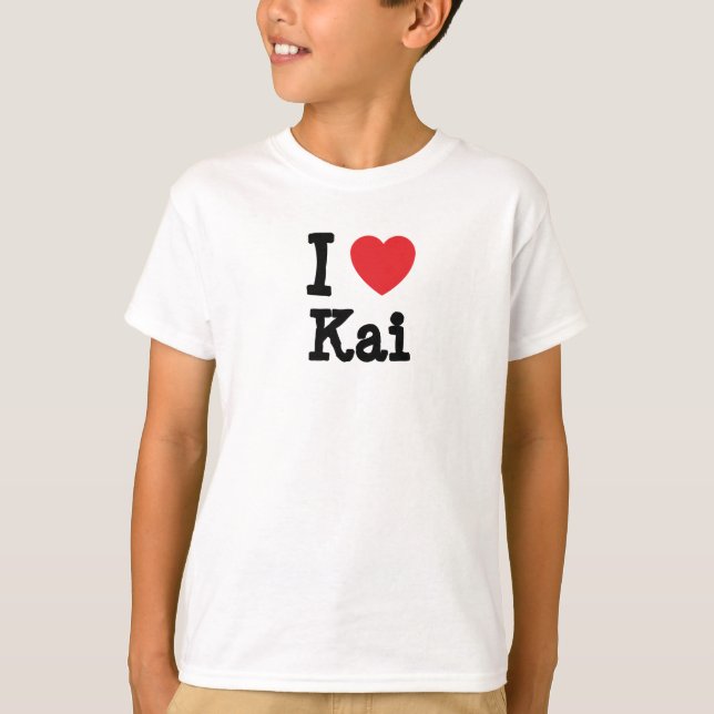 I love Kai heart T-Shirt (Front)