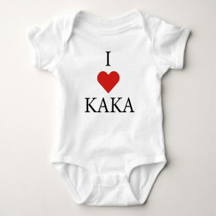 I LOVE KAKA Baby Bodysuit