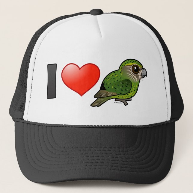 I Love Kakapos Trucker Hat (Front)