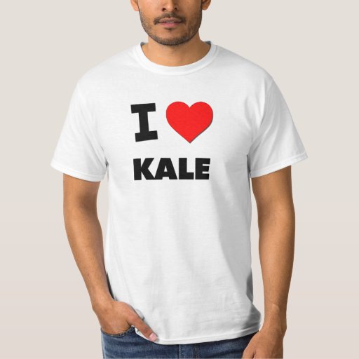 I love Kale T-Shirt | Zazzle
