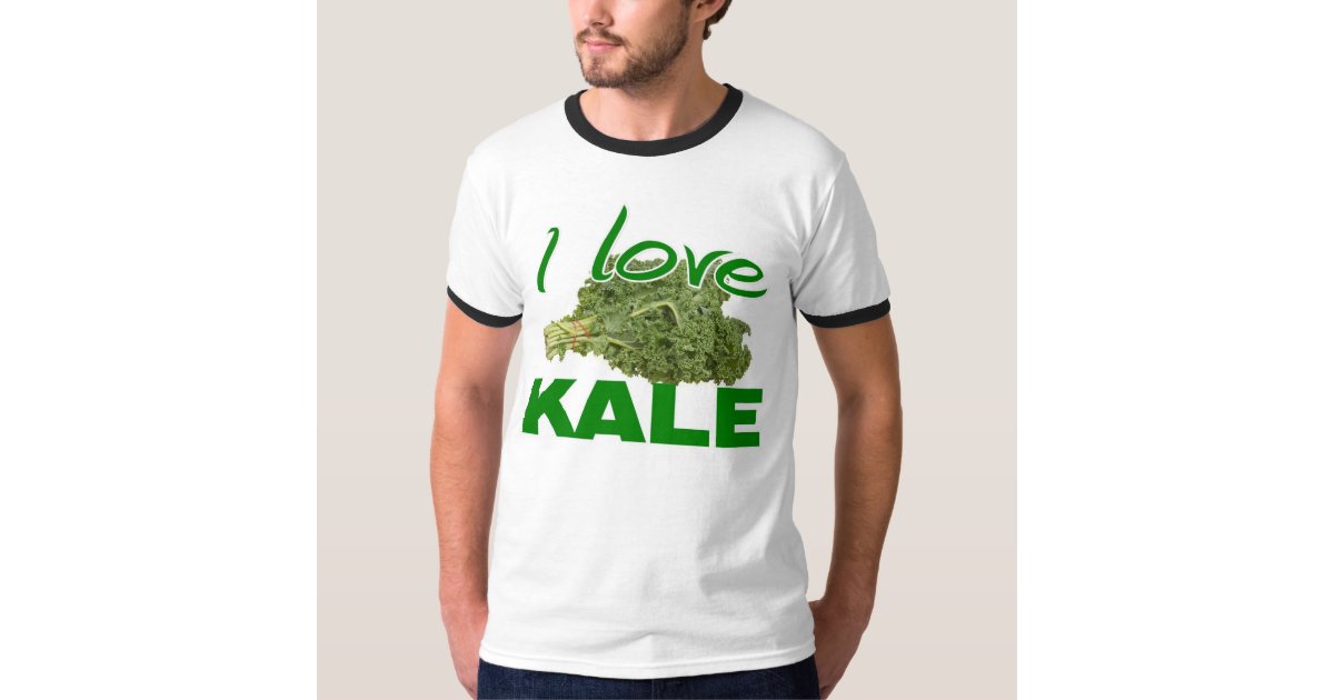 I love KALE tshirt Zazzle