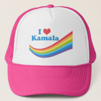 I Love Kamala Cute Election Rainbow
