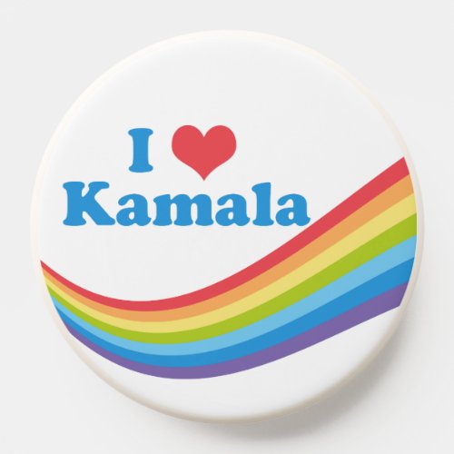 I Love Kamala Harris Rainbow PopSocket