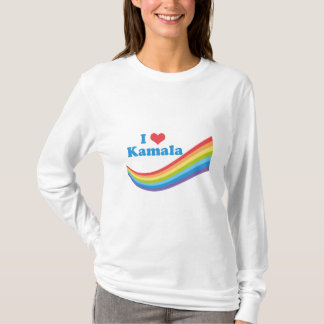 I Love Kamala Rainbow Cute Election Long Sleeve T-Shirt