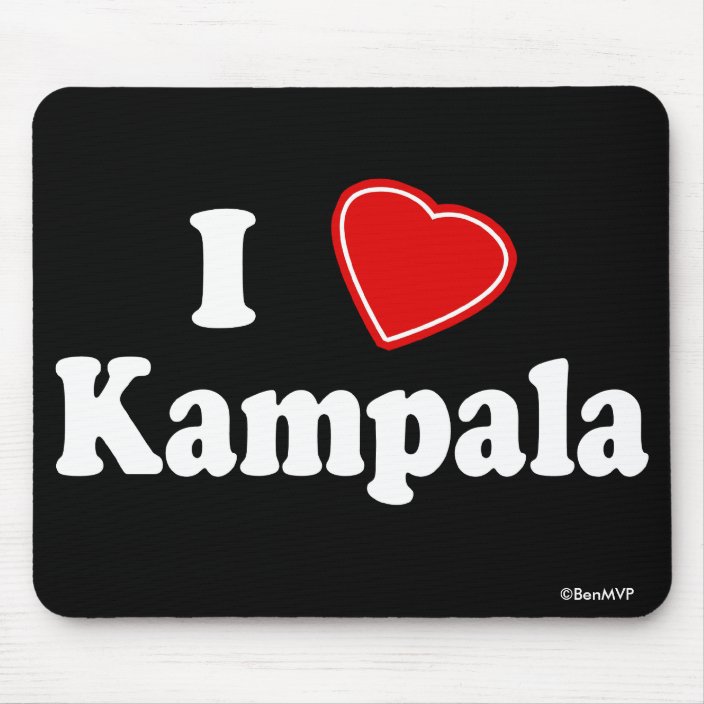 I Love Kampala Mouse Pad