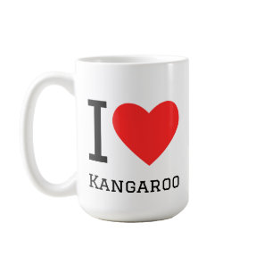 I love kangaroo  coffee mug
