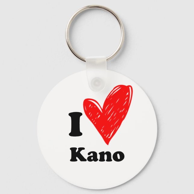 I love Kano Keychain (Front)