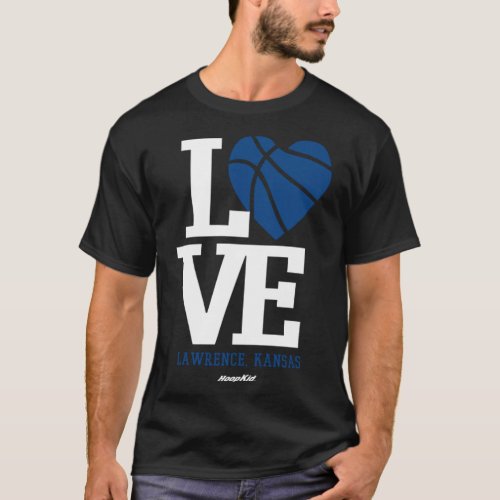 I Love Kansas Basketball T_Shirt