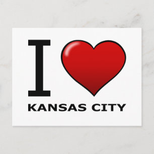 I LOVE KANSAS CITY,KS - KANSAS POSTCARD