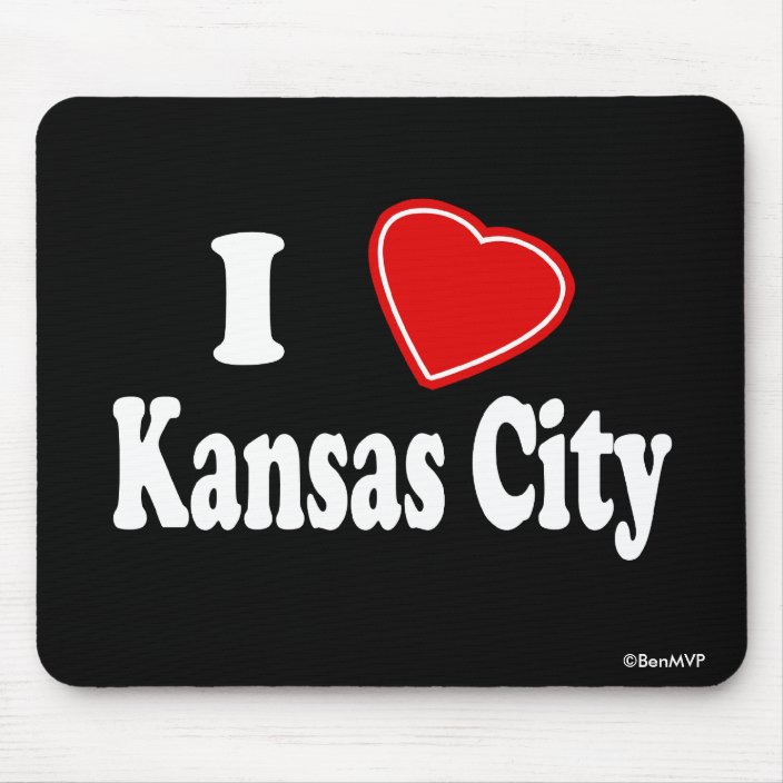 I Love Kansas City Mousepad
