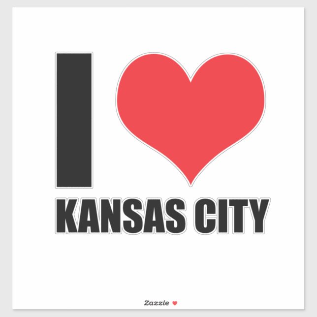 I love Kansas City Sticker (Sheet)