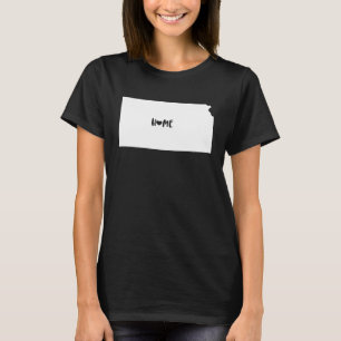 I Love Kansas Kansas Home US American State Pride T-Shirt