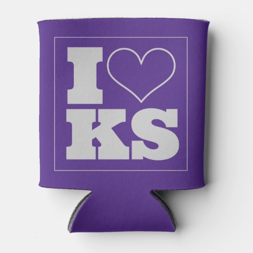 I Love Kansas Manhattan Koozie