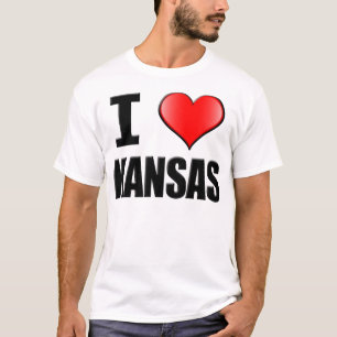 I Love Kansas T-Shirt - Mens