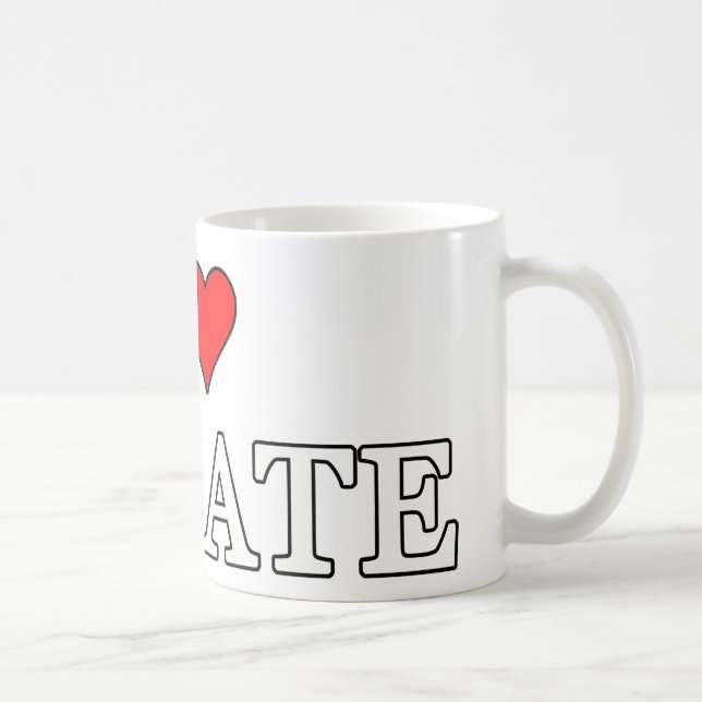 I Love Karate Mug (Right)