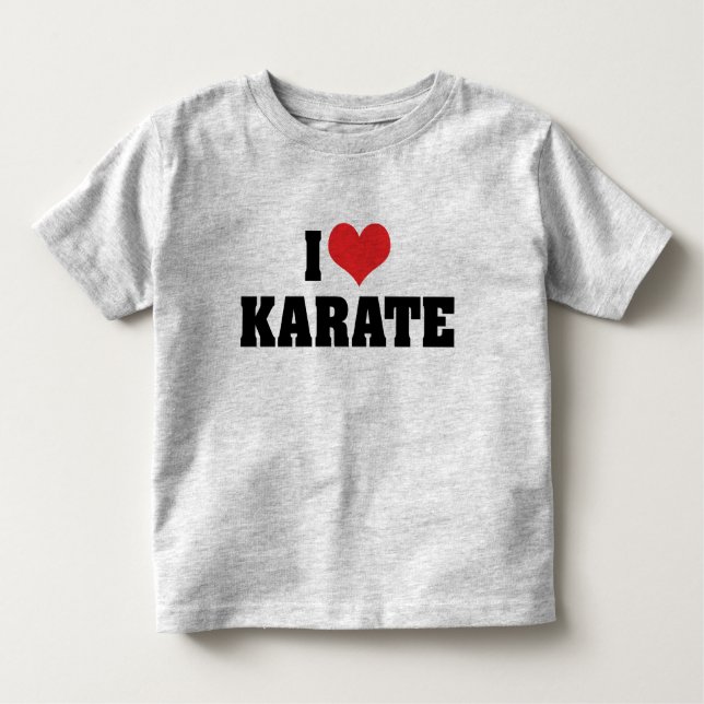 I Love Karate T-Shirt (Front)