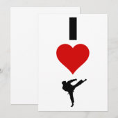 I Love Karate (Vertical) (Front/Back)