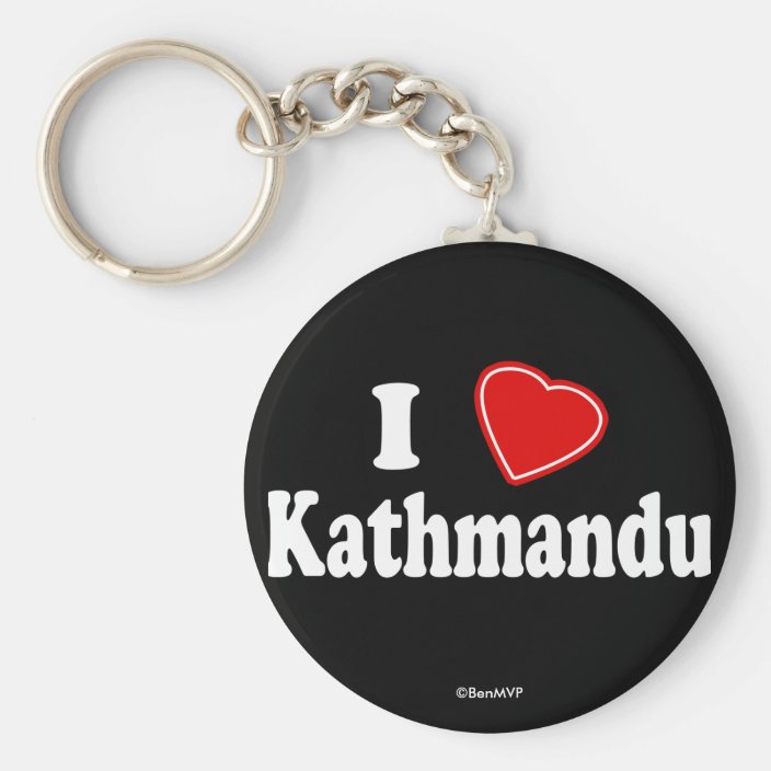 I Love Kathmandu Keychain