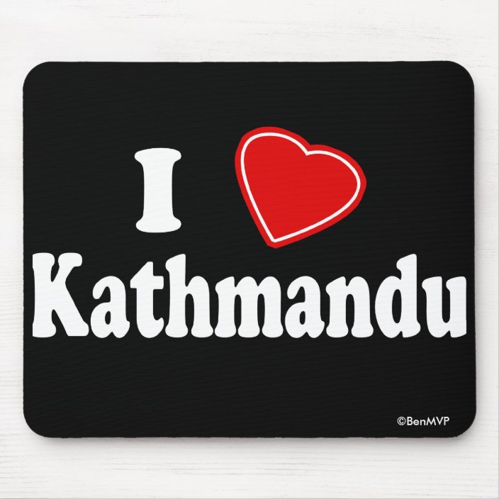 I Love Kathmandu Mousepad