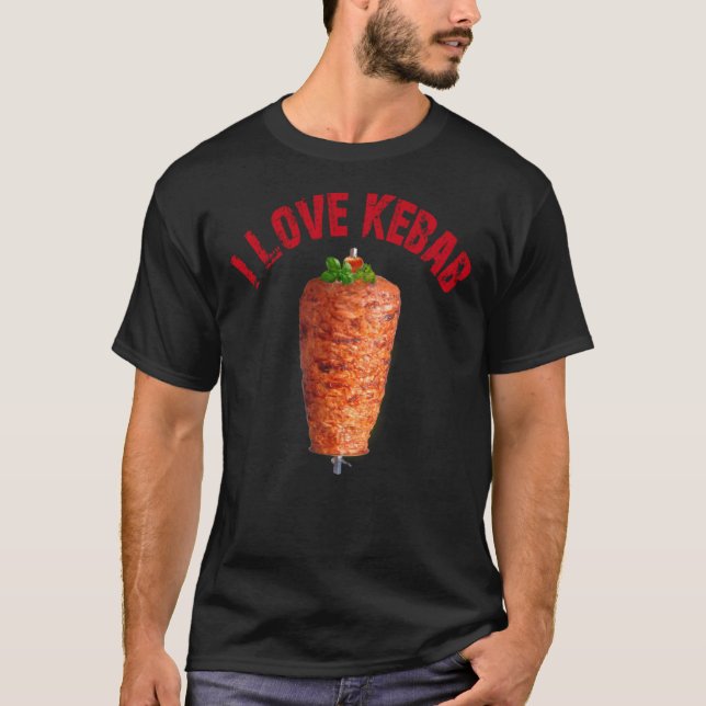 I love Kebab Classic T-Shirt (Front)