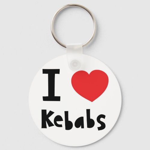 I love Kebabs Keychain
