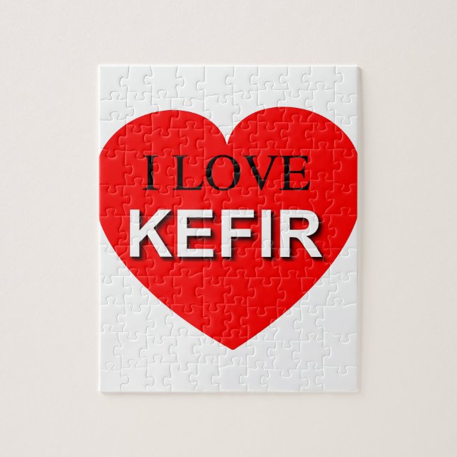 I Love Kefir Jigsaw Puzzle (Vertical)
