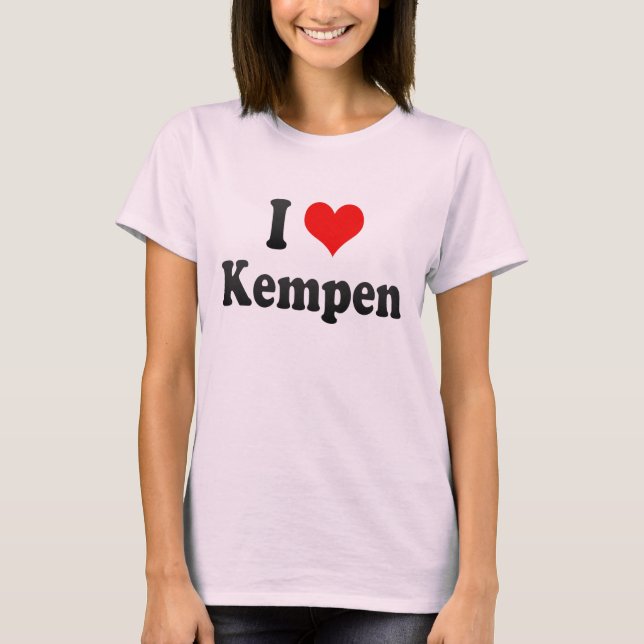 I Love Kempen, Germany. Ich Liebe Kempen, Germany T-Shirt (Front)